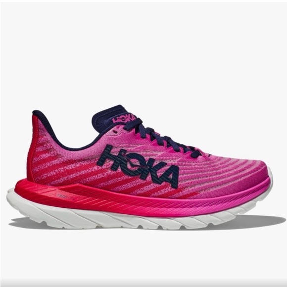 Hoka Shoes - HOKA Mach 5 Profly Low Top Sneaker Raspberry/Strawberry